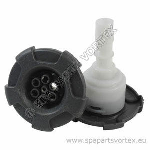 Marquis Spa 3-1/4 Crown 7-Port massage Jet Grey